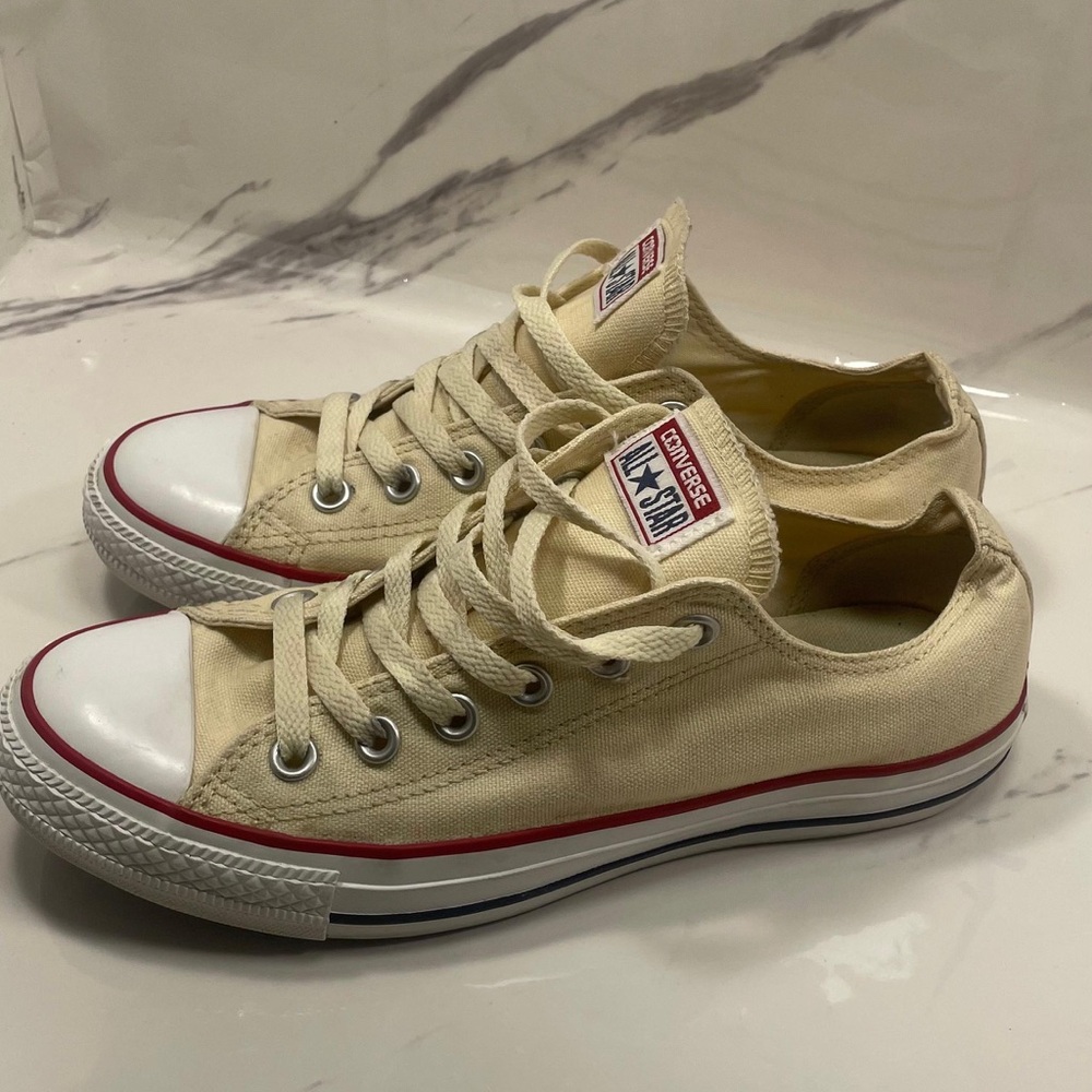 Converse Off-White Canvas Sneakers